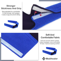 Medihealer headgear clips help keep straps in place.