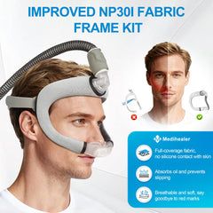 Medihealer N30i frame accordion stretch adapts to face shapes.