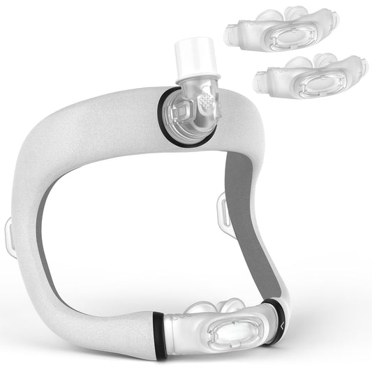 Medihealer N30i frame system front view with secure forehead contact.