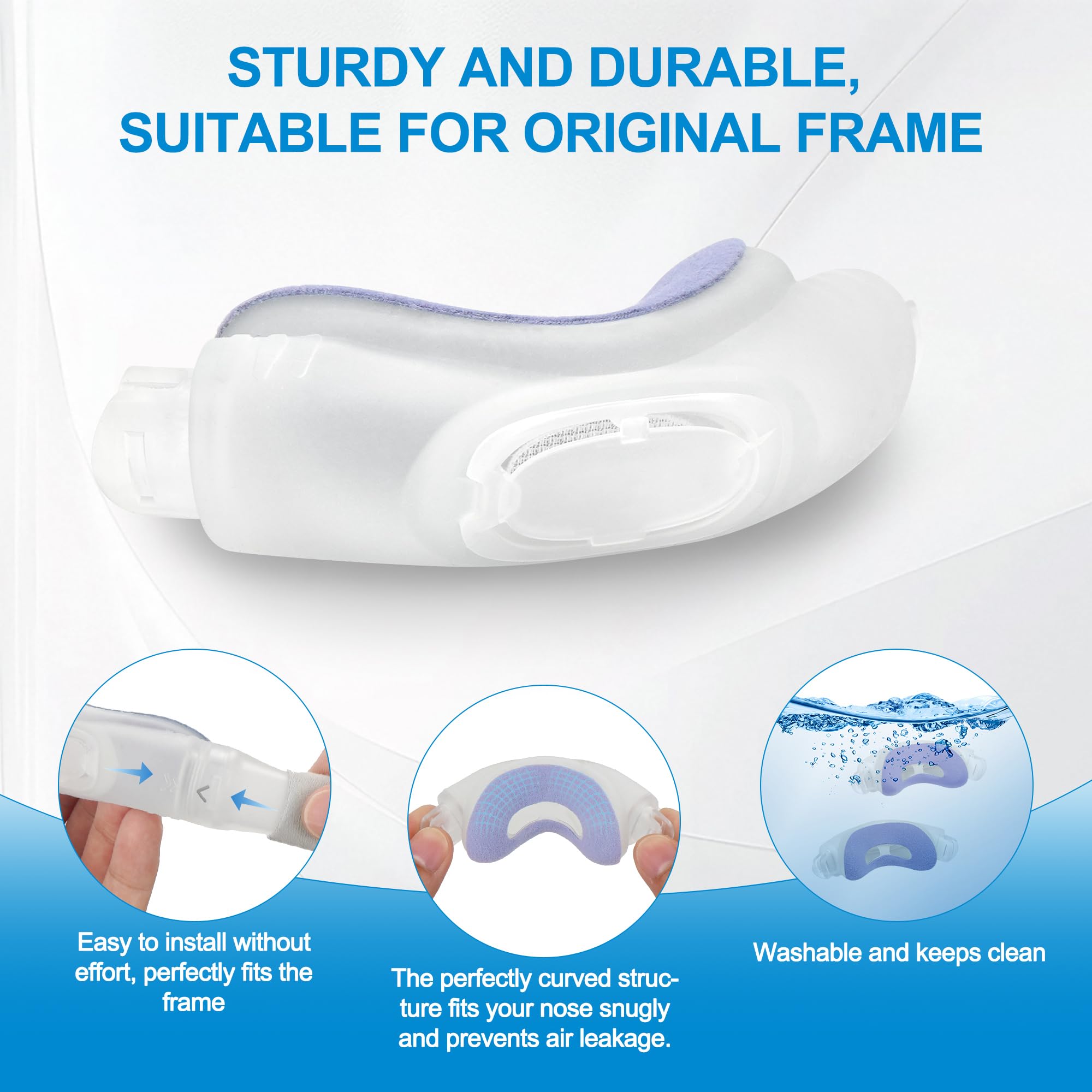 Medihealer N30i breathable surface controls heat and facial oils.
