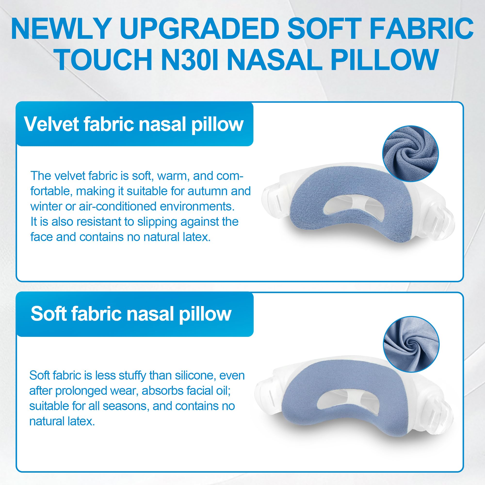 Medihealer N30i dual-seal cushion reduces leaks for a secure fit.