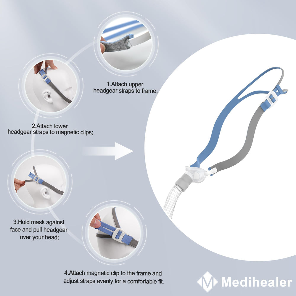 Medihealer P10 tube frame cushion-excluded image helps you identify components.