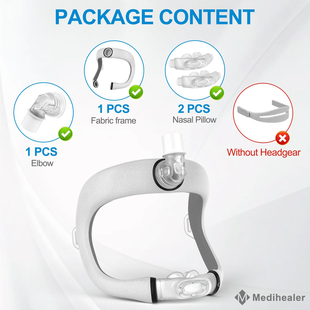 Medihealer P30i M cushion demonstrates latex-free, skin-safe seal.