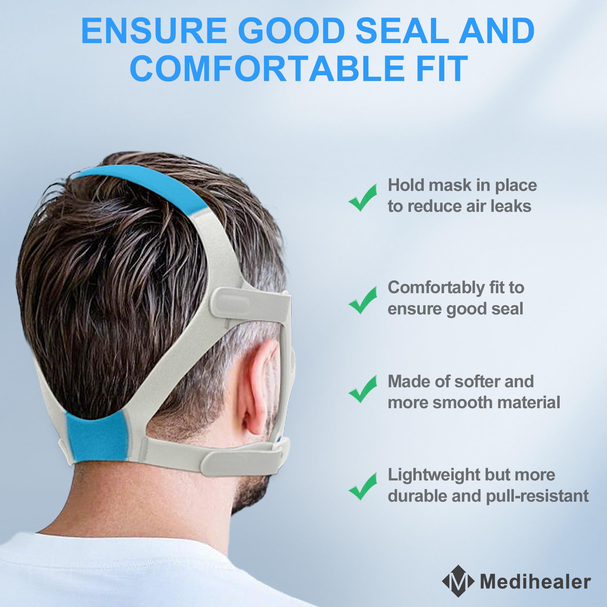Medihealer ultra-soft breathable fabric feels comfortable all night.