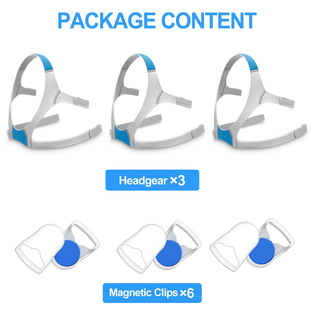 Medihealer washable CPAP headgear designed for frequent washing and durability.