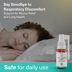 MediLisk Lung Cleansing Spray cap and nozzle close-up for precise spray delivery.