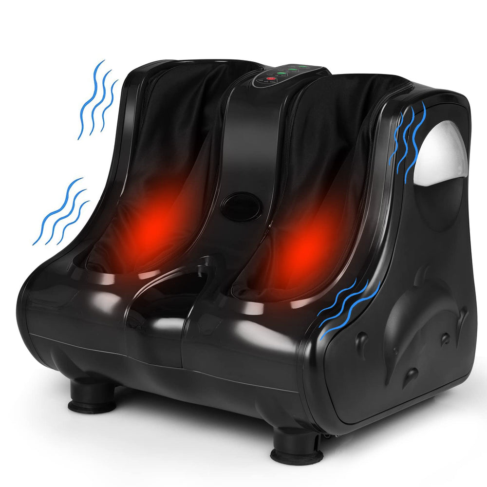 Medimall foot and calf massager front view with comforting heat