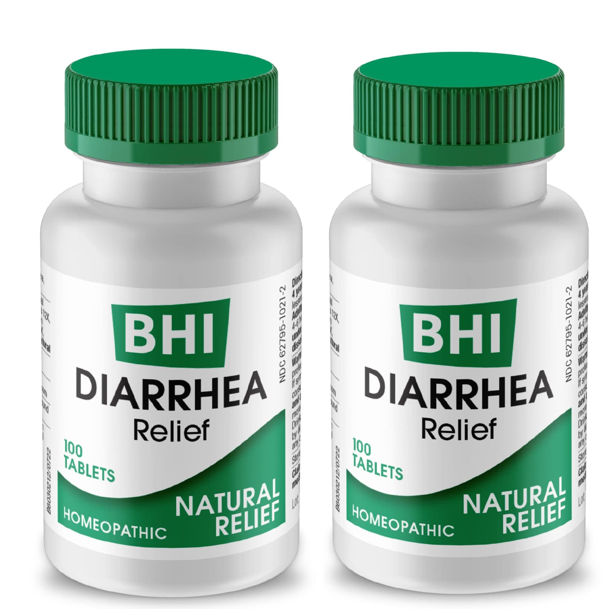 MediNatura BHI Diarrhea Relief bottle front for fast, gentle relief.