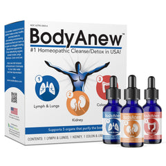 MediNatura BodyAnew cleanse bottle shows a gentle detox option for daily wellness.