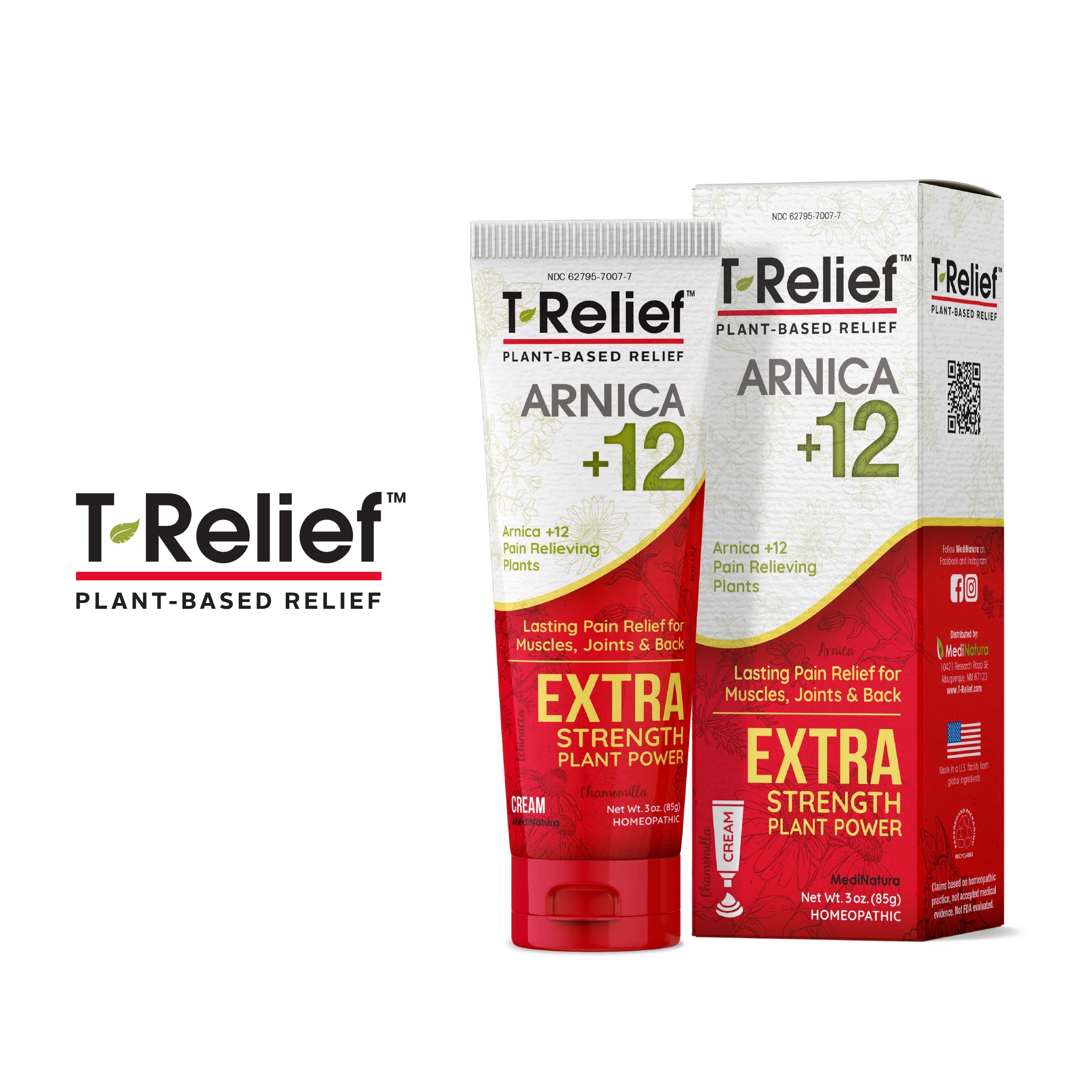MediNatura T-Relief non-greasy formula leaves no sticky residue