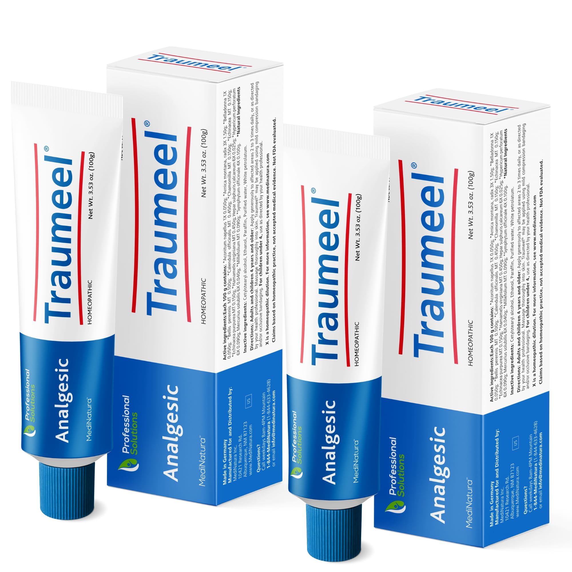 MediNatura Traumeel ointment bottle for natural muscle and joint comfort