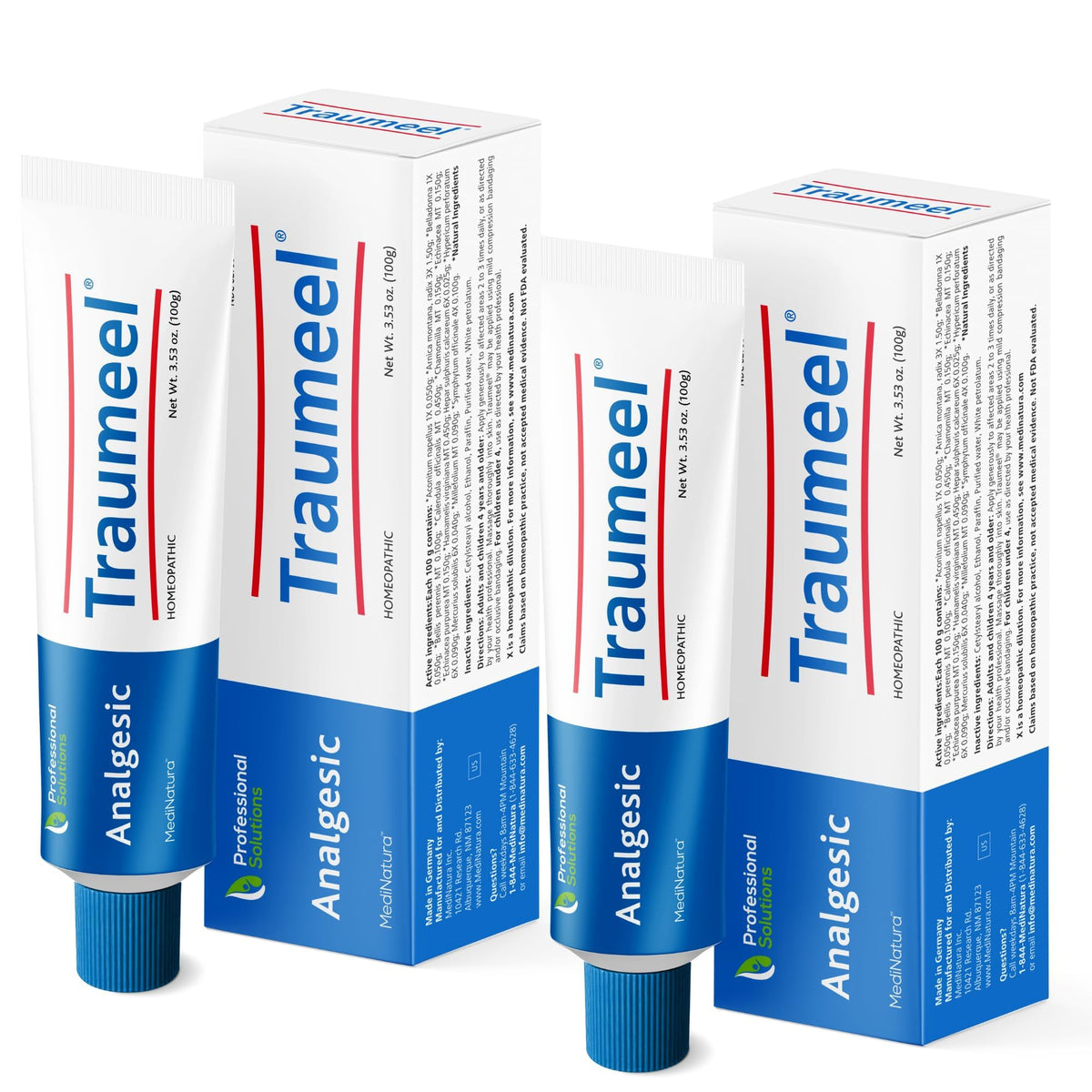 MediNatura Traumeel ointment bottle for natural muscle and joint comfort