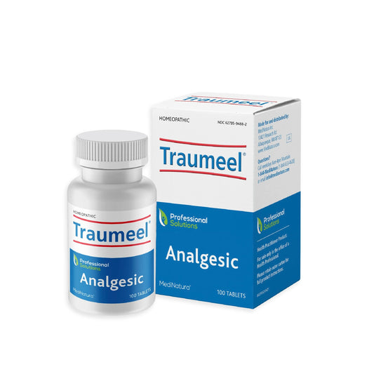 MediNatura Traumeel tablets pack shot for convenient daily relief
