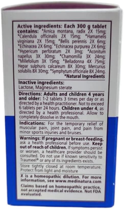 Compact travel pack of Traumeel ideal for on-the-go relief