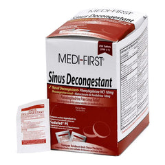 Medique 80948 sinus decongestant tablet bottle offering non-drowsy nasal relief.