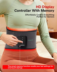 Medisana wearable back belt featuring soft breathable materials