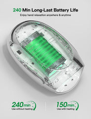 Medisana Hand Massager gift-ready packaging image communicates ideal holiday present.