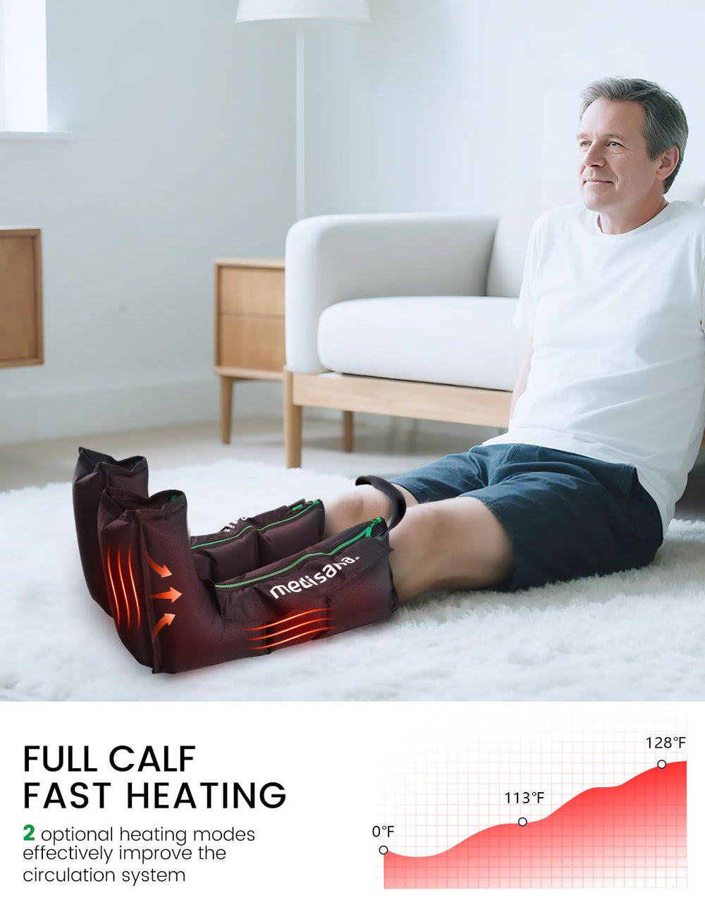 Medisana leg massager foot massage soothes tired feet.
