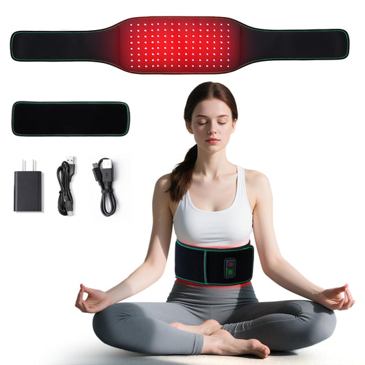 Medisana Red Light Therapy Belt front view for targeted back support.