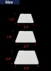 Mediss nasal-splint dorsal-pad design reduces edema and dead space