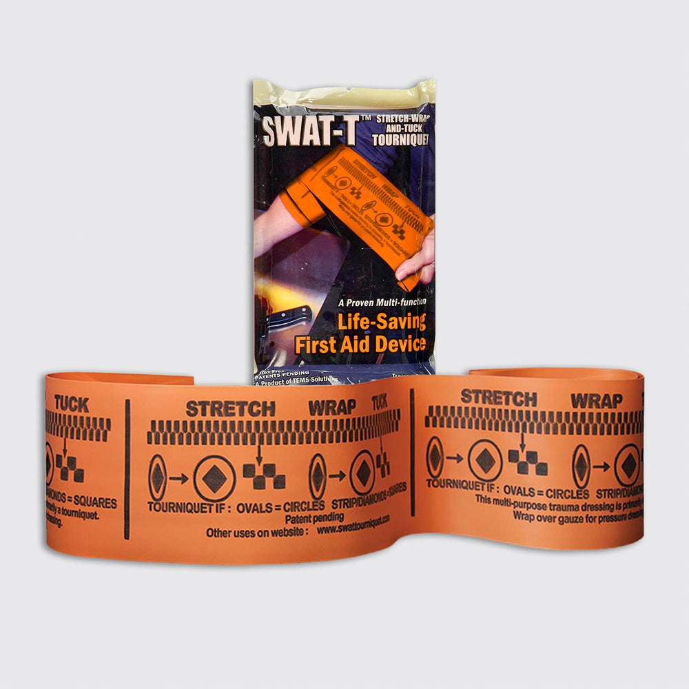 MediTac nitrile gloves provide rip-resistant protection during first aid tasks.