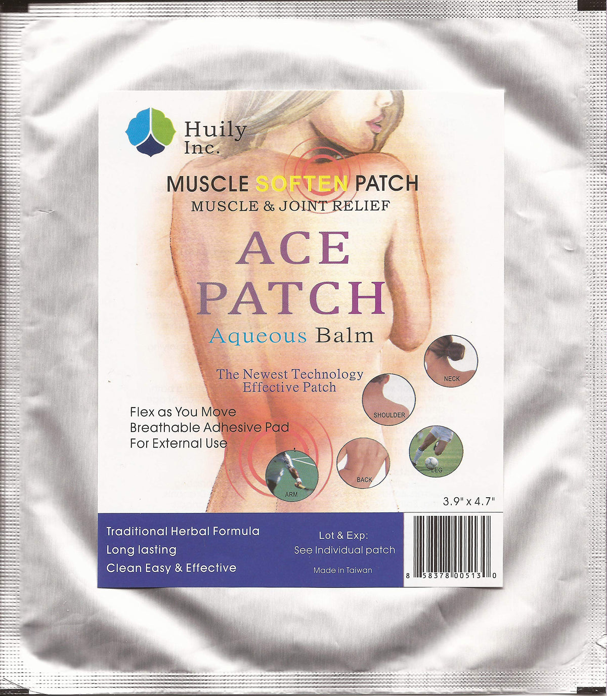 Meditalent Ace Patch Aqueous Balm pack; 10 patches for targeted comfort.