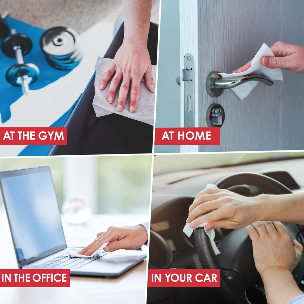 MEDIWIPER no-residue wipes leave a light, fresh feel after use.