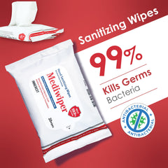 MEDIWIPER unscented wipes close-up texture gentle on skin