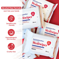 MEDIWIPER wipes in classroom gentle kid-friendly hand care