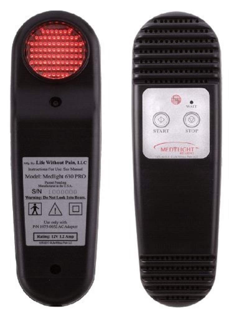 MEDlight 630Pro front view, compact design for at-home comfort sessions.