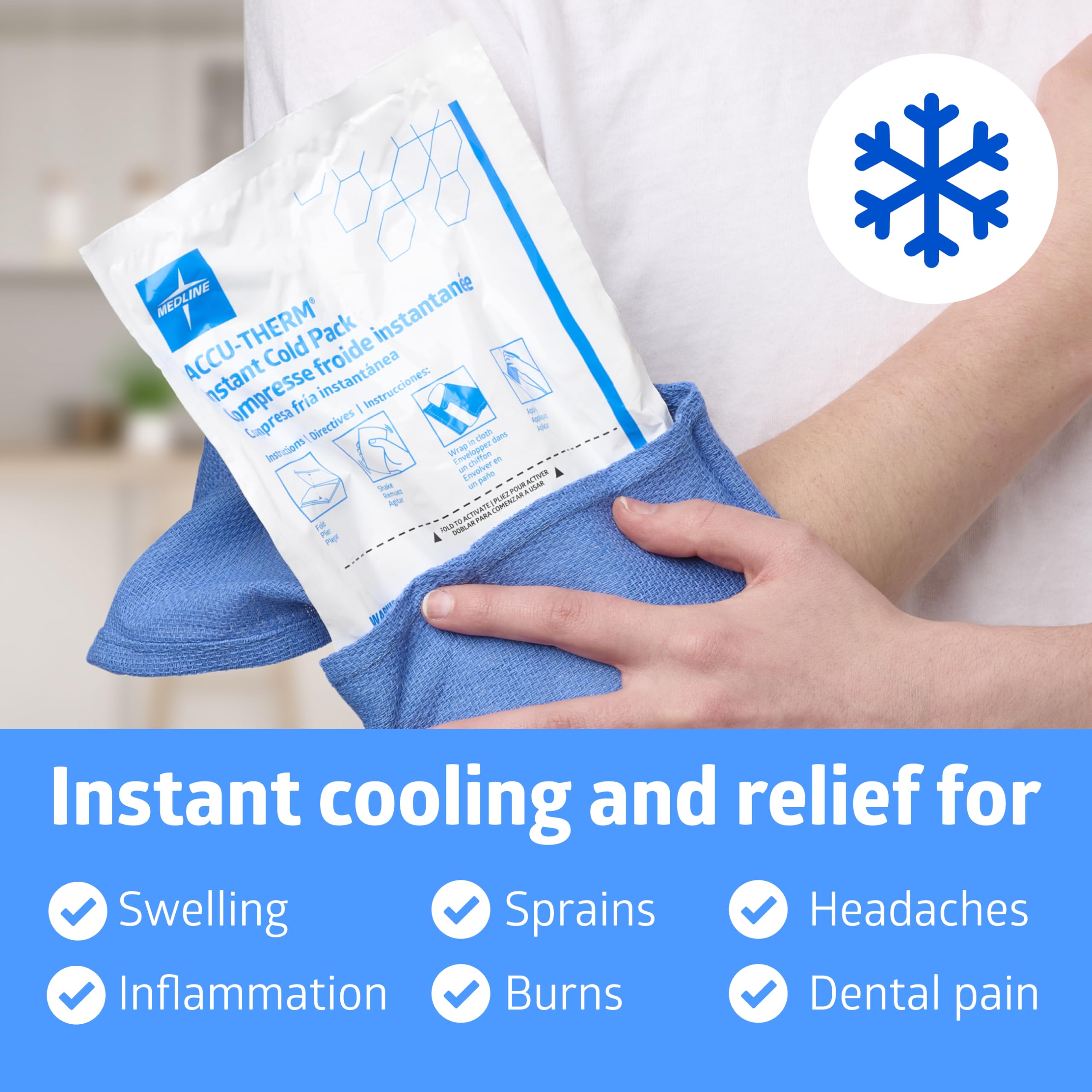 Medline Accu-Therm soft bag conforms to joints for even contact