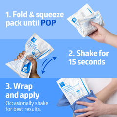 Medline Accu-Therm should be wrapped before skin contact for protection