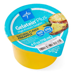 Medline Active Gelatein Plus pineapple cup for easy protein and calorie boost at meals