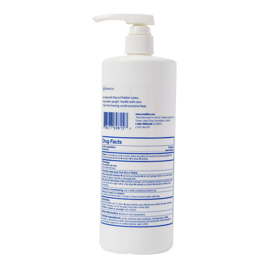 Medline ActivICE cooling on skin during application for immediate relief.