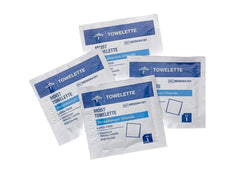 Medline alcohol-free moist towelettes, pack of 10, gentle cleansing for small wounds