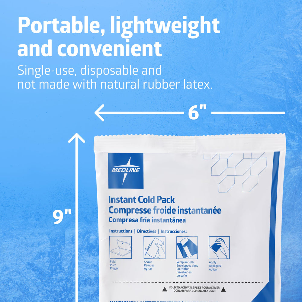 Medline cold pack reaches 32F for targeted cold therapy.