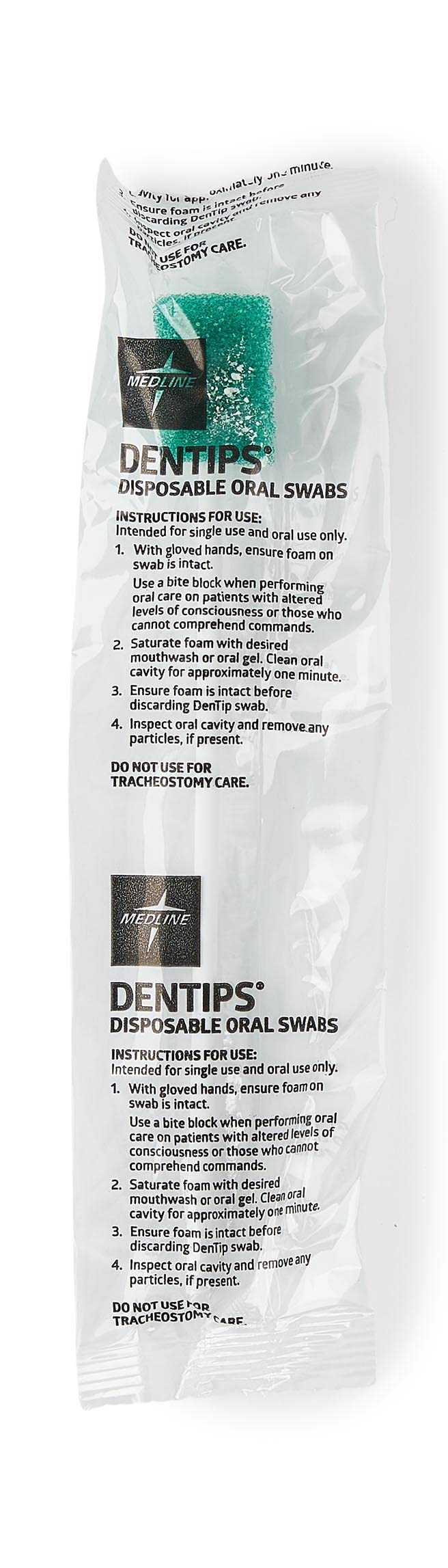 Medline Dentips disposable swabsticks emphasize hygienic convenience for single use.