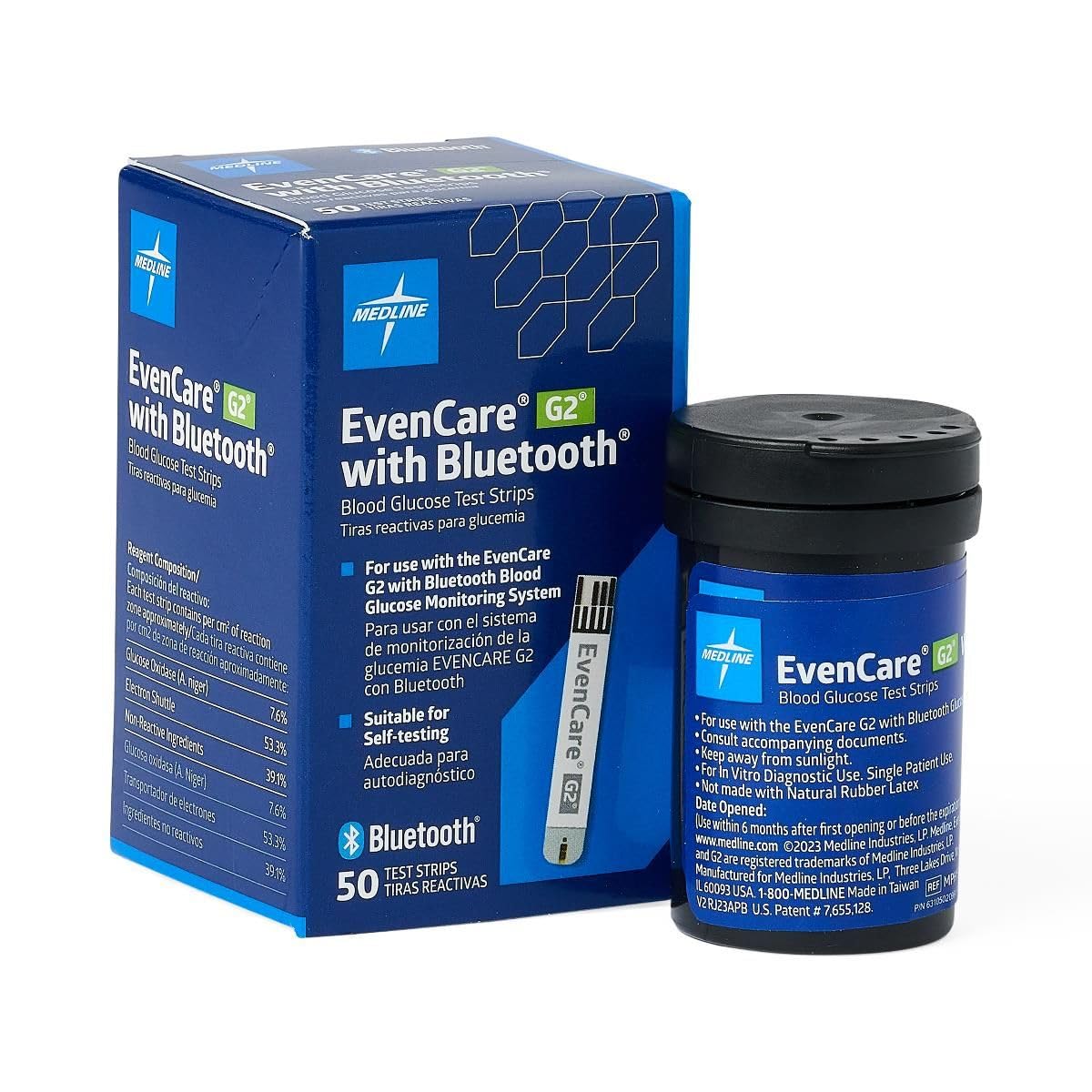 Medline EvenCare G2 app health sync showing streamlined readings