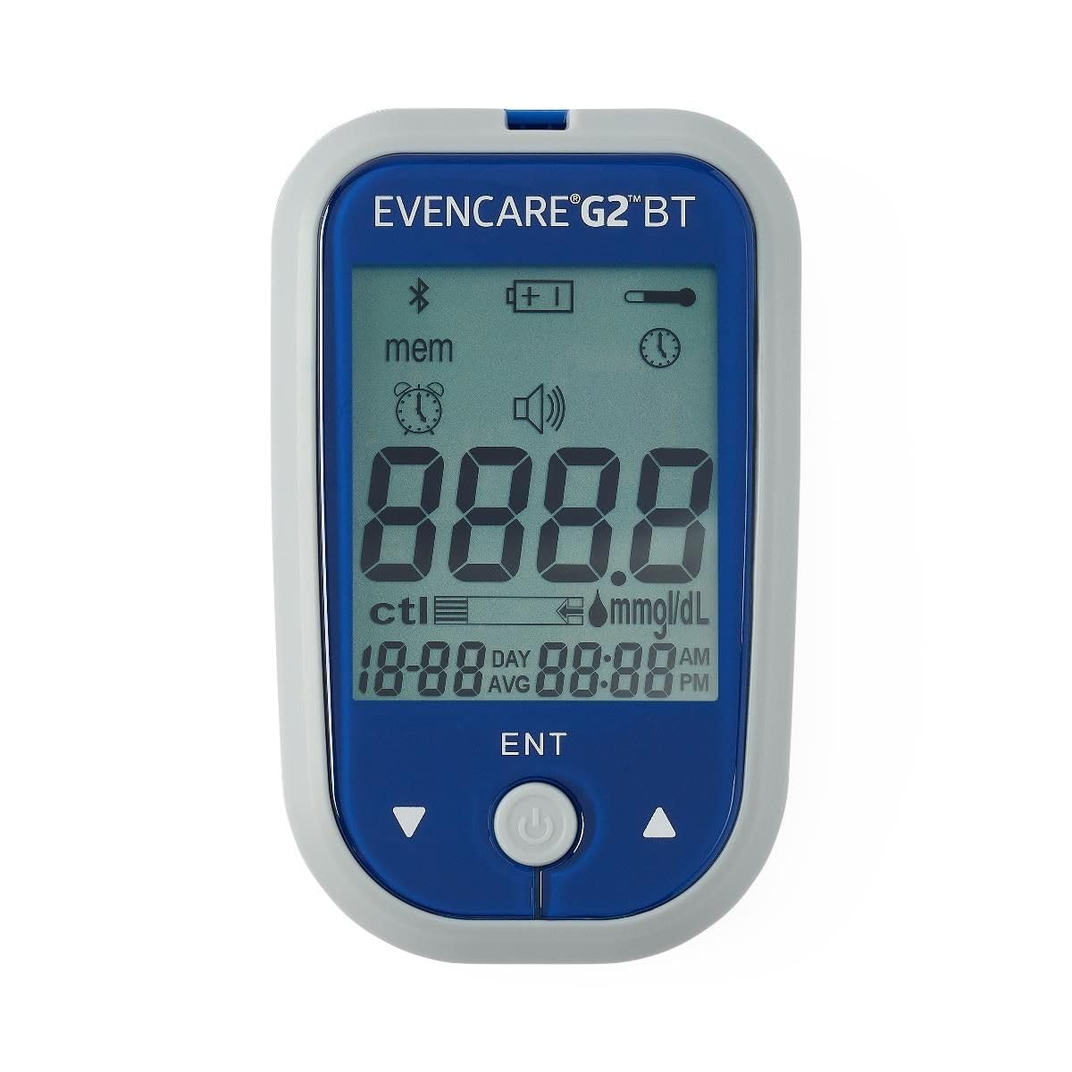 Medline EvenCare G2 meter with Bluetooth for seamless app data sync