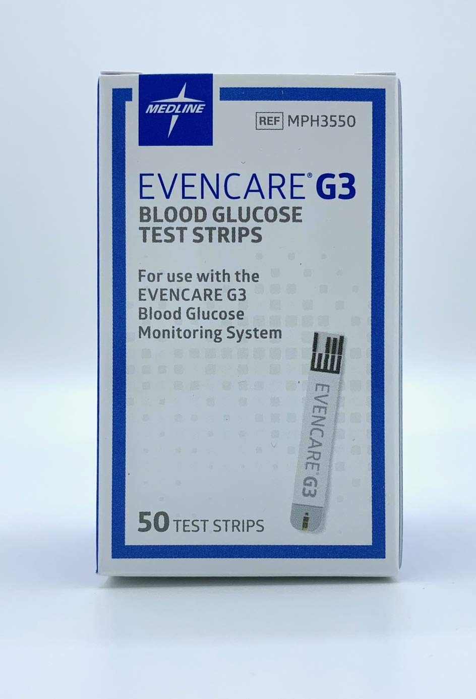 Medline EvenCare G3 meter front view with fast 6 second readings