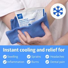 Medline Standard Cold Pack is single-use and latex-free.