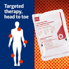 Medline Instant Hot Pack 6x9 ready for therapy use in clinical or home settings