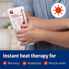 Medline Instant Hot Pack gel core delivers steady heat for soothing sessions.