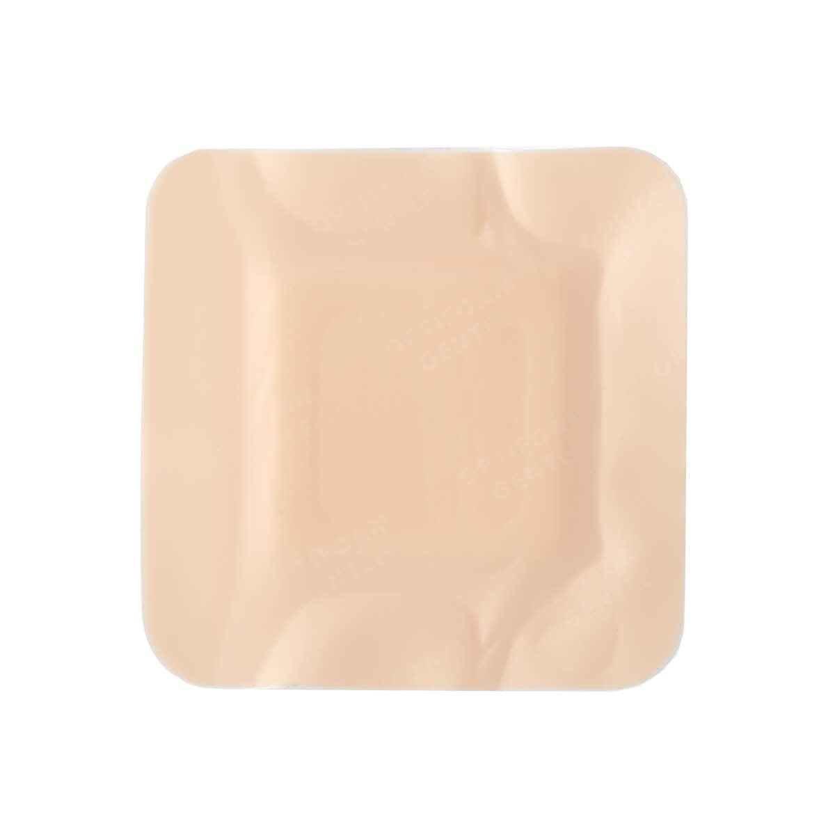 3 x 3 size of Medline Optifoam Gentle Border Dressing suitable for small wounds.