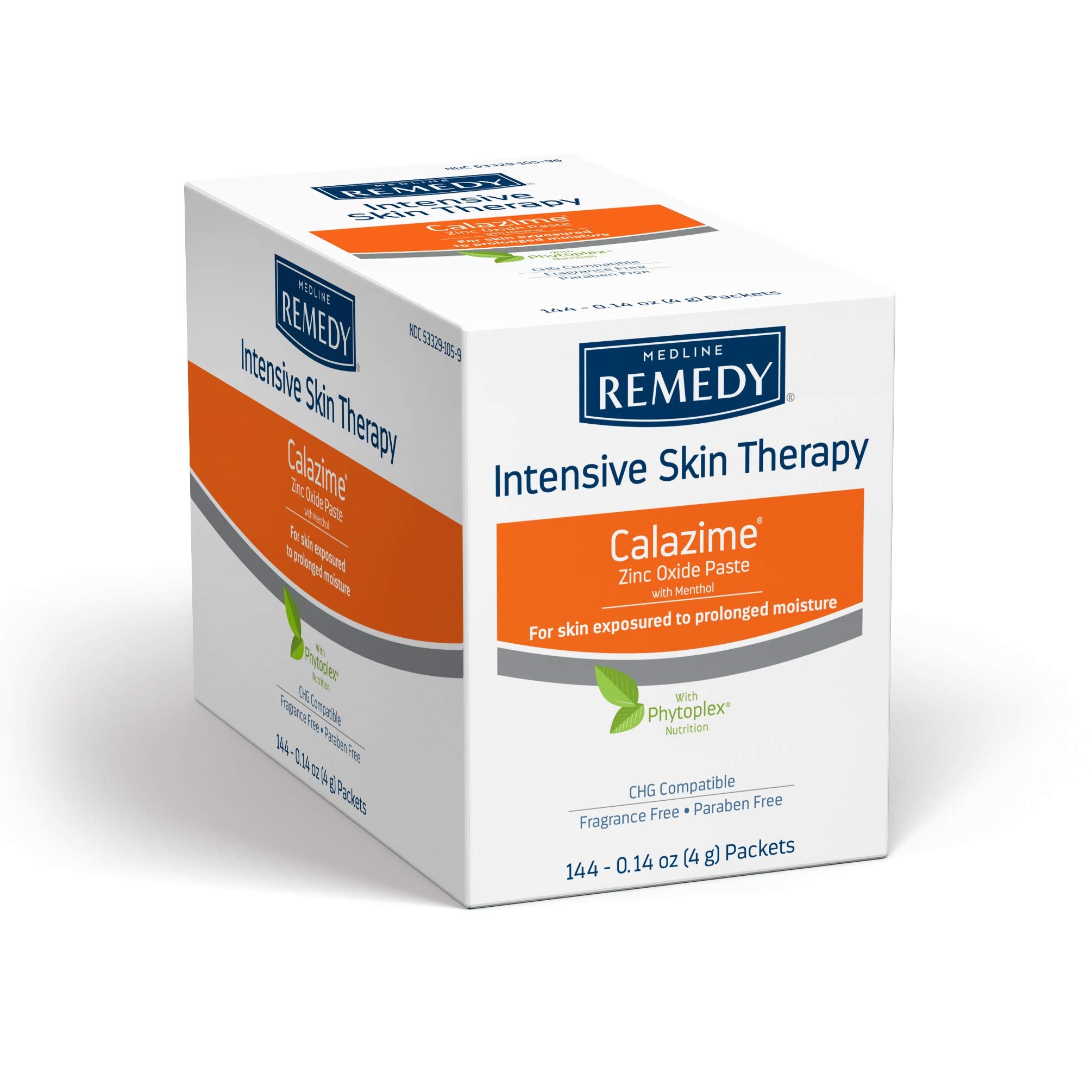 Medline Remedy zinc oxide paste with menthol showing cooling effect on irritated skin