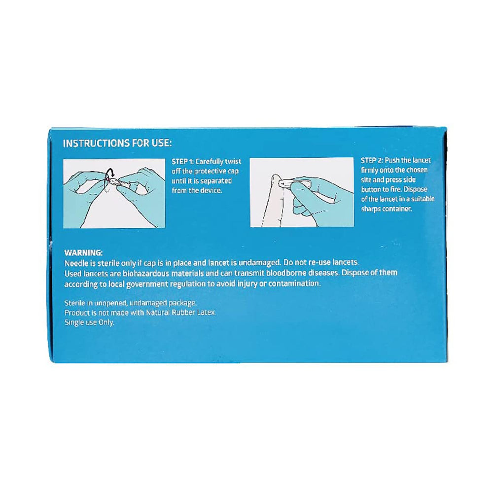 Medline Safety Lancets 28G 1.8 mm for precise capillary sampling with minimal discomfort