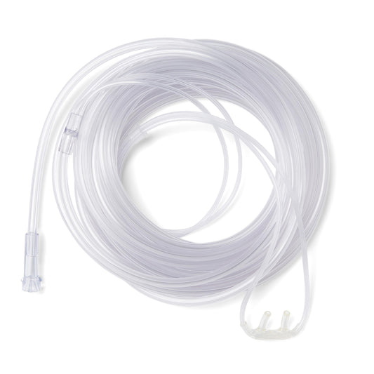 Medline Soft-Touch adult nasal cannula with comfortable prongs.