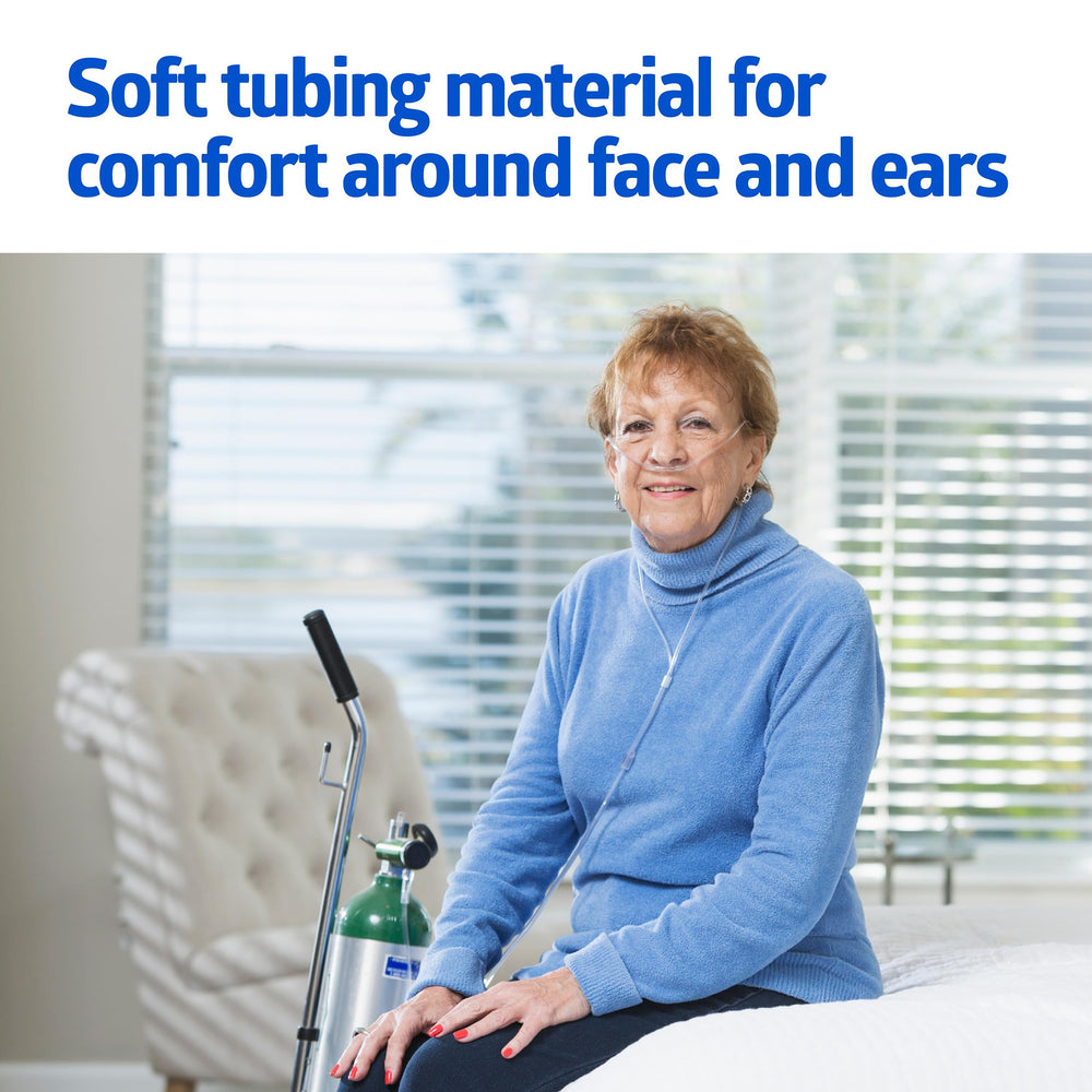 Medline Soft-Touch pack of 25 cannulas for caregiving.
