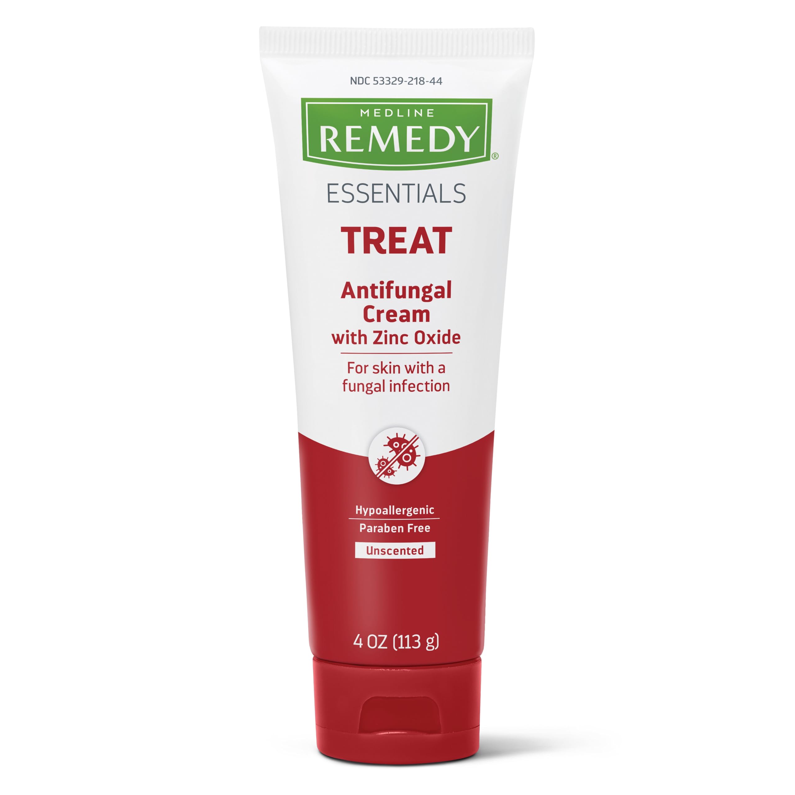 Medline Soothe and Cool Inzo antifungal cream tube with 2% miconazole for fungal skin infections