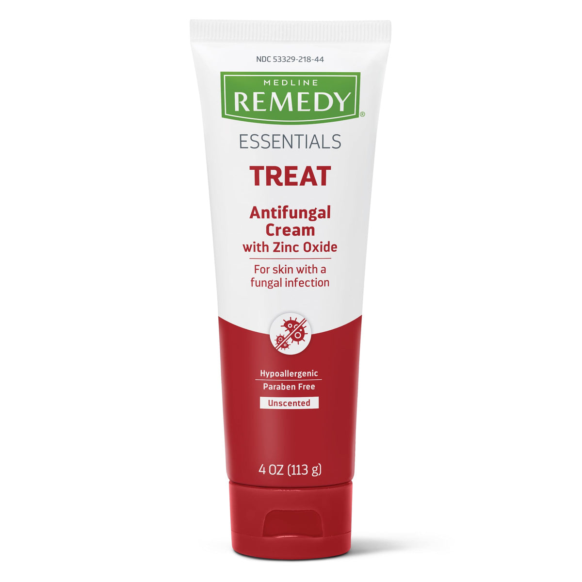 Medline Soothe and Cool Inzo antifungal cream tube with 2% miconazole for fungal skin infections